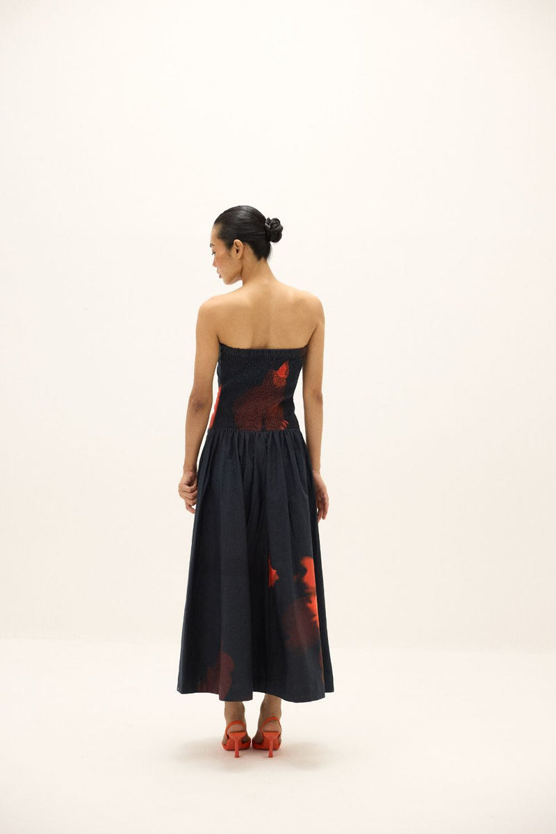 Nubra Dress mul by Khara Kapas in multi for women in Singapore