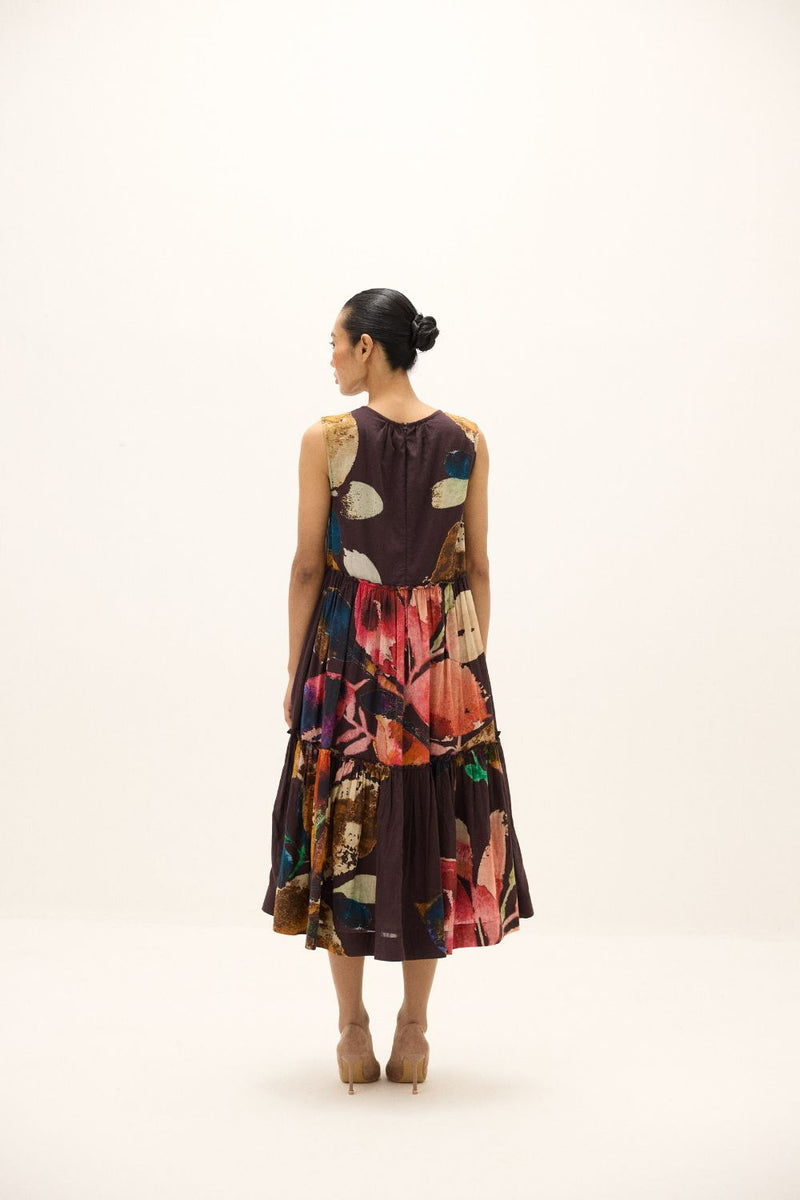 Pinecone Dress mul by Khara Kapas in multi for women in Singapore