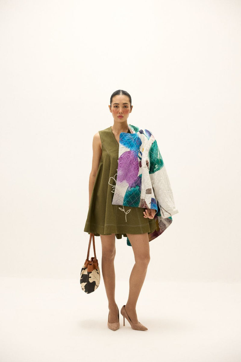 Pangong Jacket mul by Khara Kapas in multi for women in Singapore
