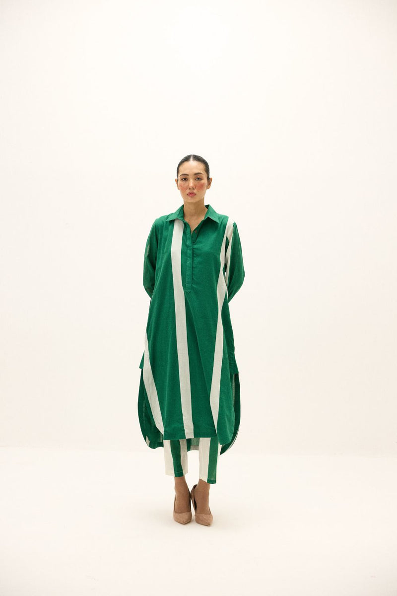 Stream Lines Co ord Set mul by Khara Kapas in multi for women in Singapore