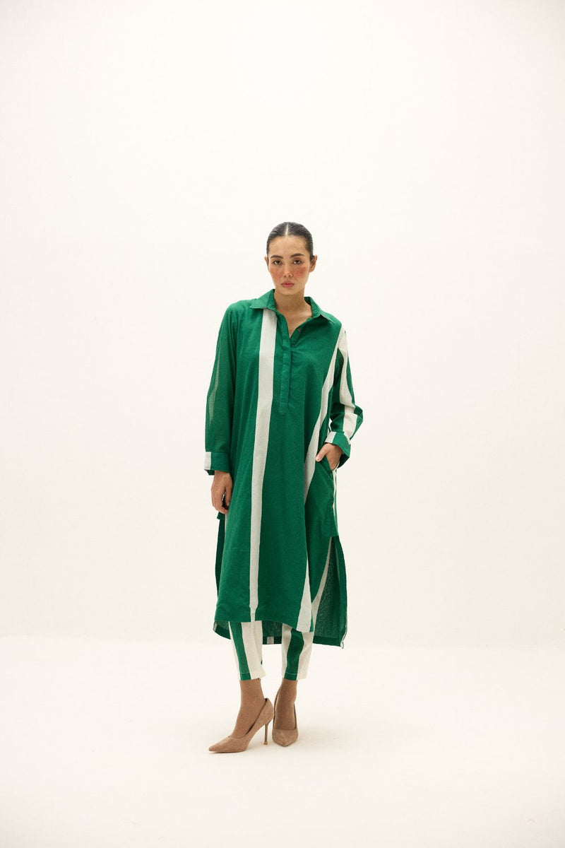 Stream Lines Co ord Set mul by Khara Kapas in multi for women in Singapore