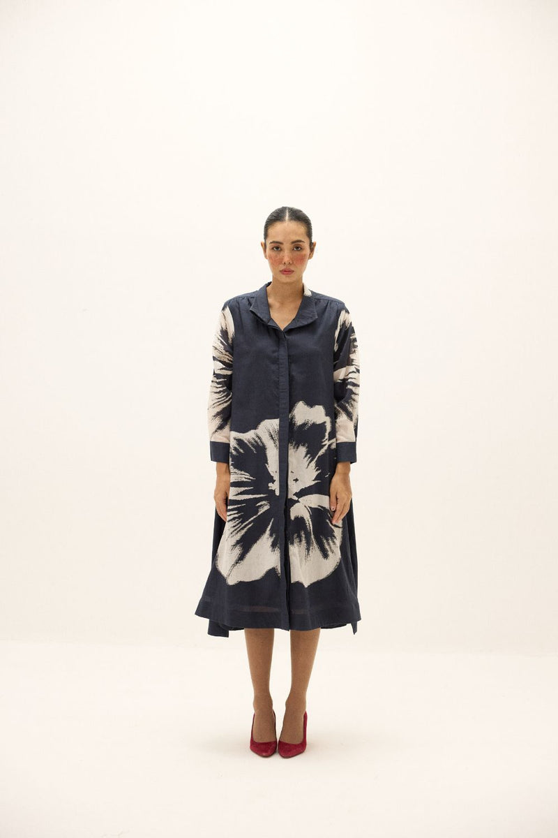 Lioris Shirt Dress mul by Khara Kapas in multi for women in Singapore