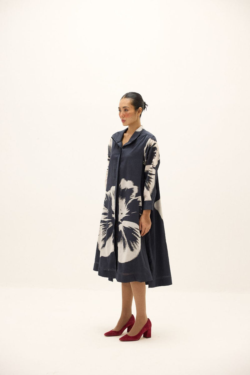 Lioris Shirt Dress mul by Khara Kapas in multi for women in Singapore