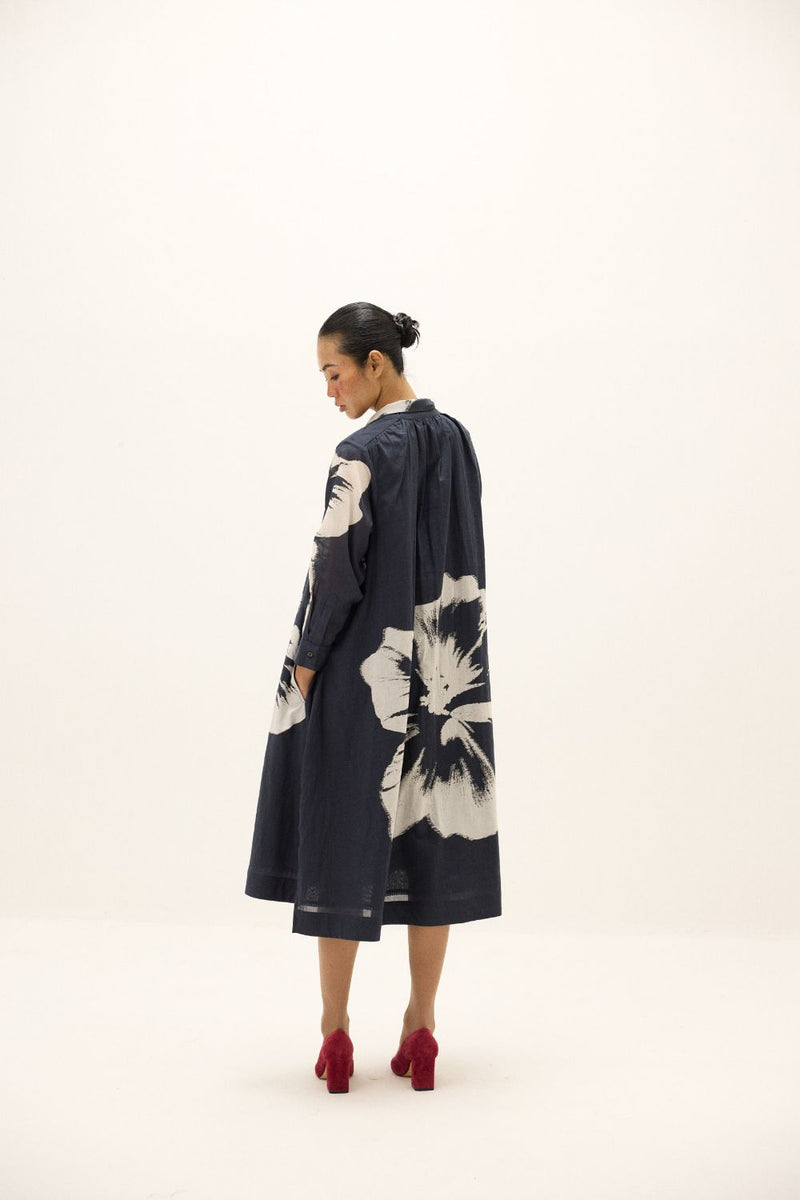 Lioris Shirt Dress mul by Khara Kapas in multi for women in Singapore
