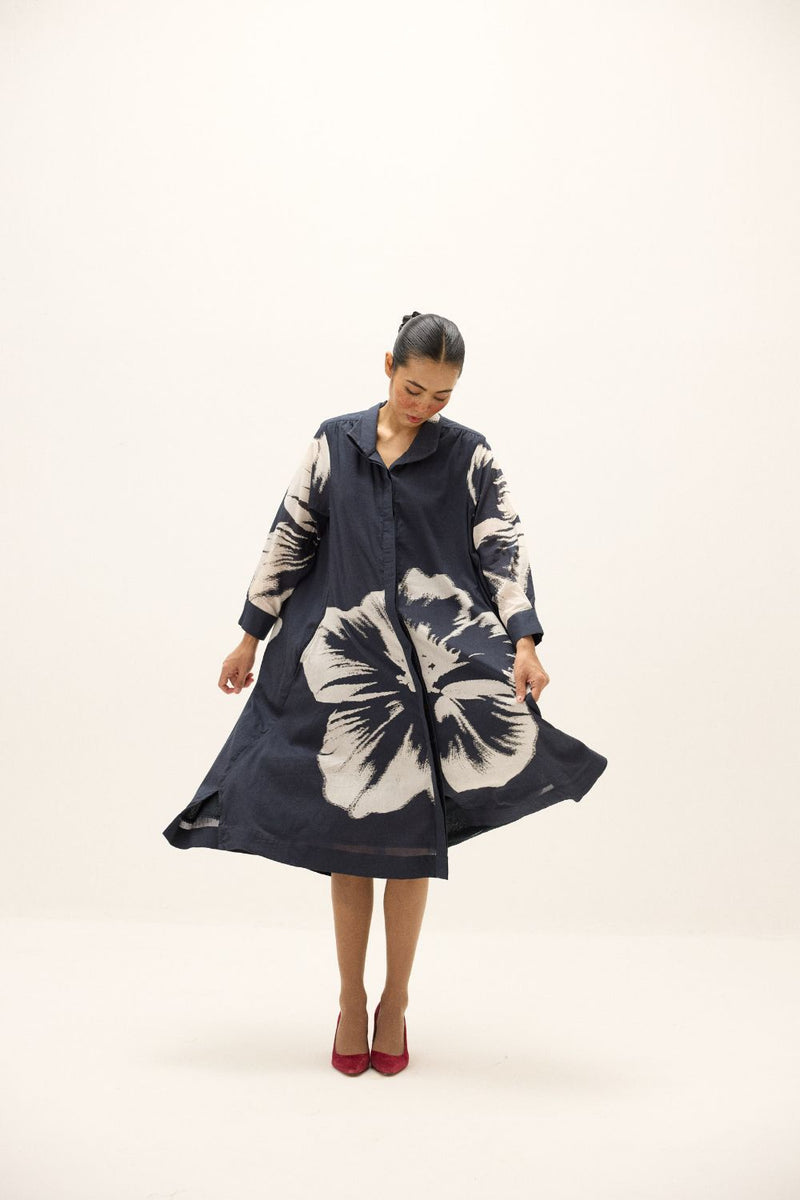 Lioris Shirt Dress mul by Khara Kapas in multi for women in Singapore