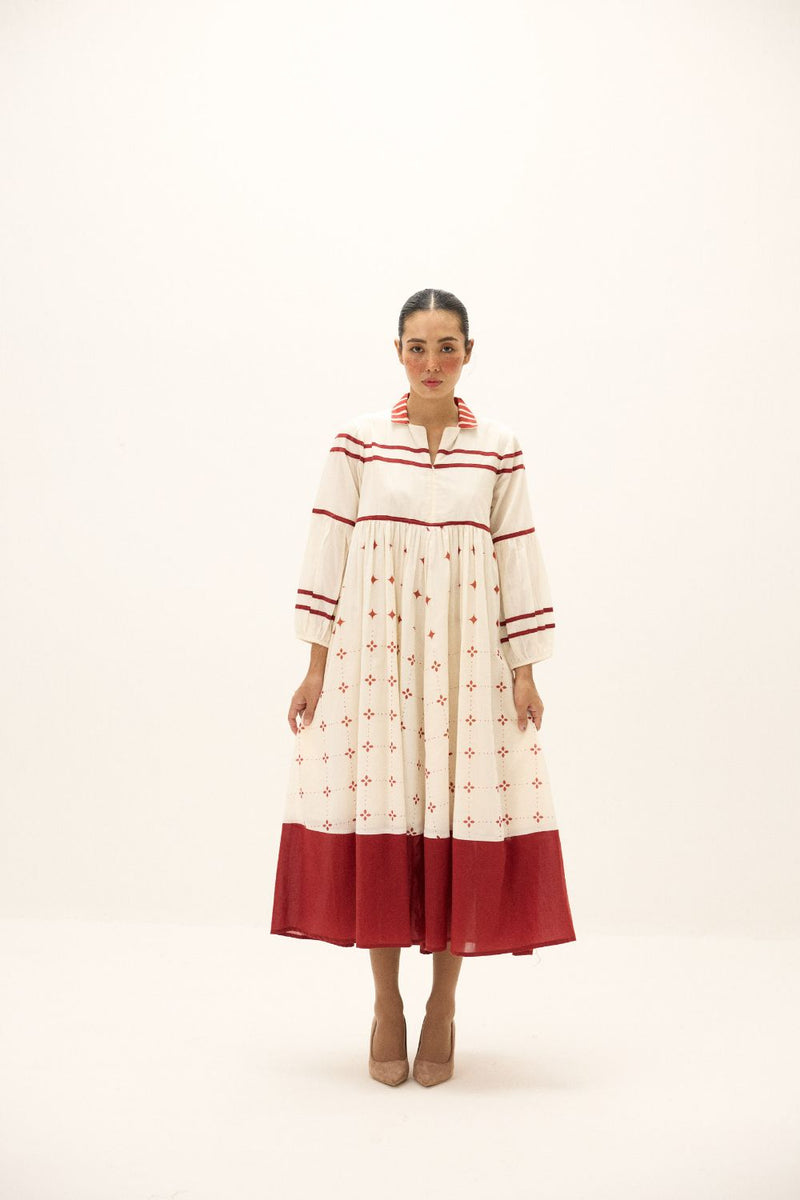 Symphony Dress mul by Khara Kapas in multi for women in Singapore