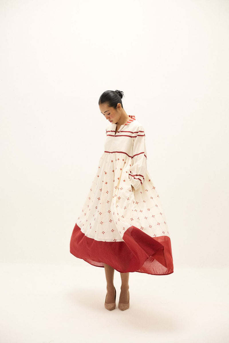 Symphony Dress mul by Khara Kapas in multi for women in Singapore
