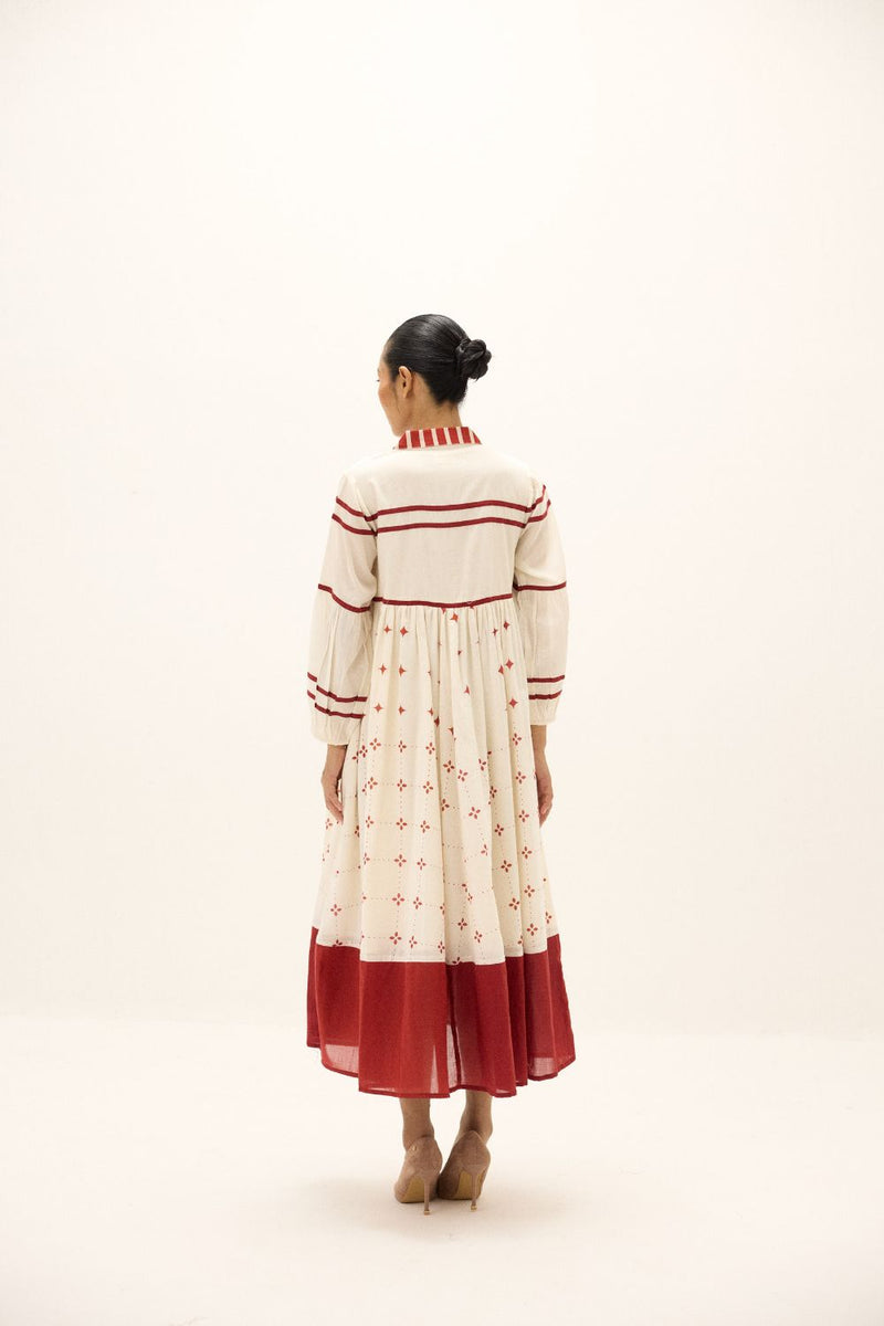 Symphony Dress mul by Khara Kapas in multi for women in Singapore