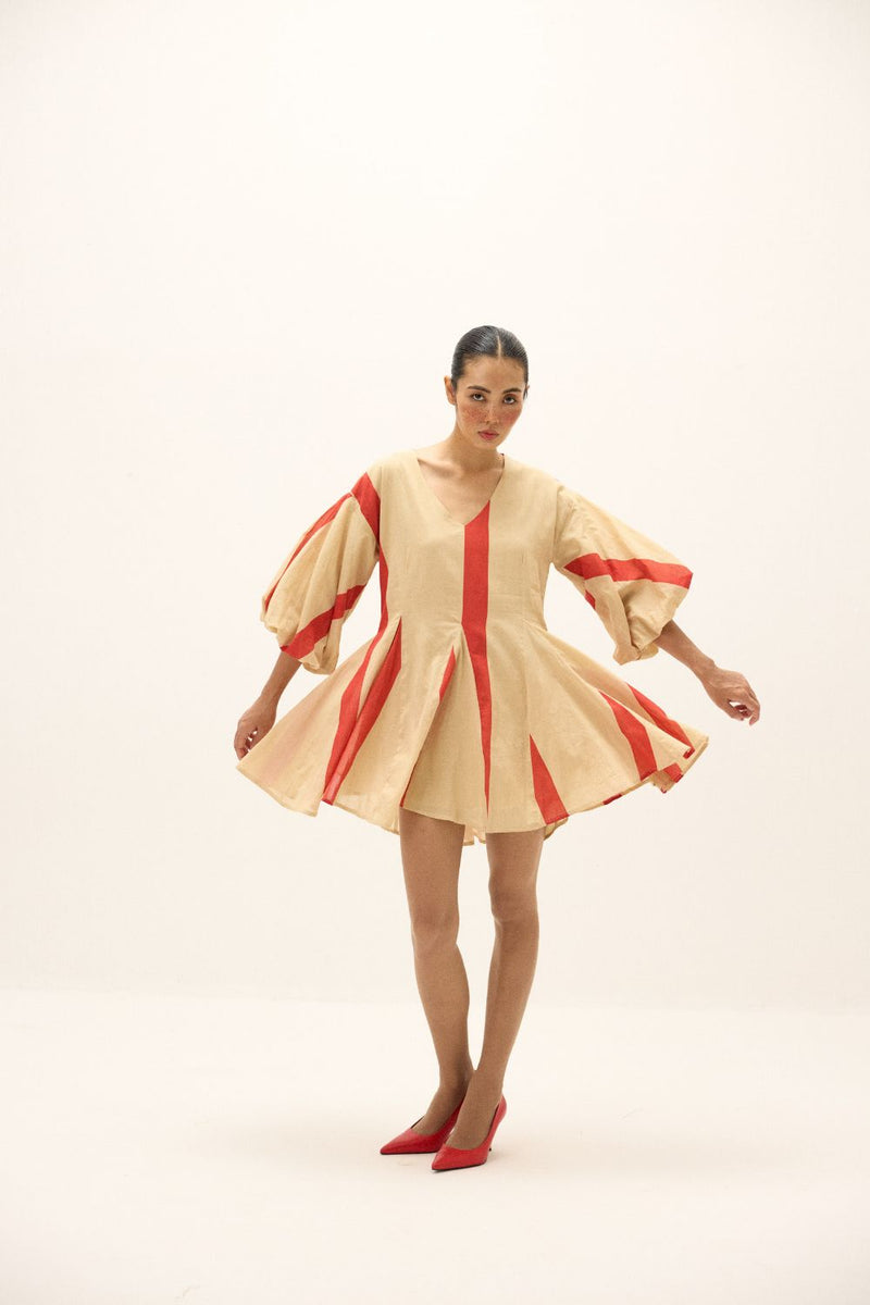 Sandline Dress mul by Khara Kapas in multi for women in Singapore