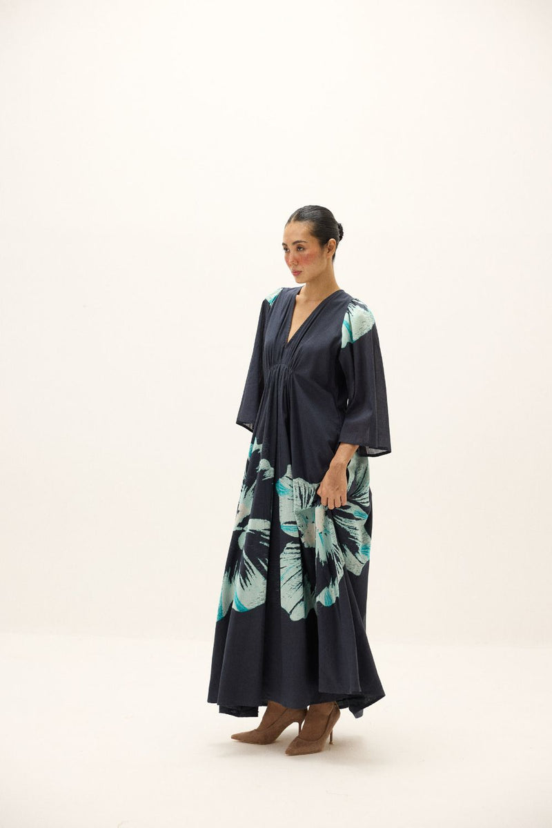 Celestine Dress mul by Khara Kapas in multi for women in Singapore