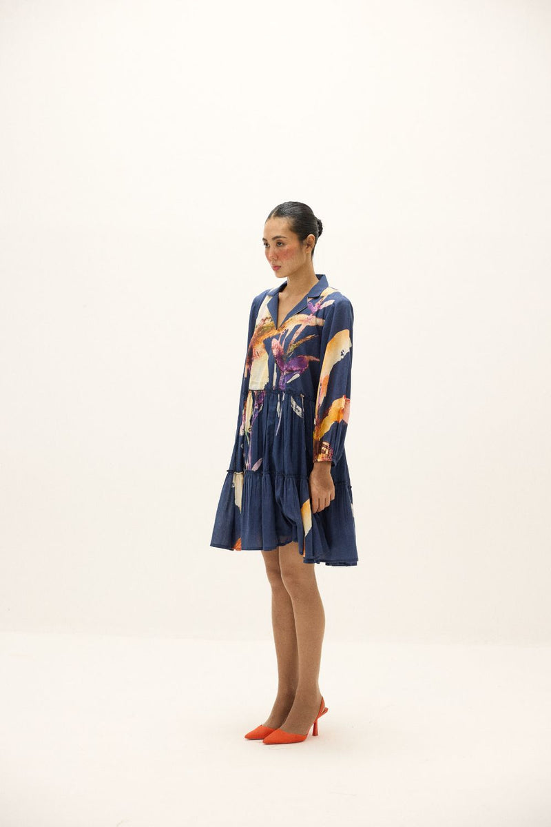 Serene Dress mul by Khara Kapas in multi for women in Singapore