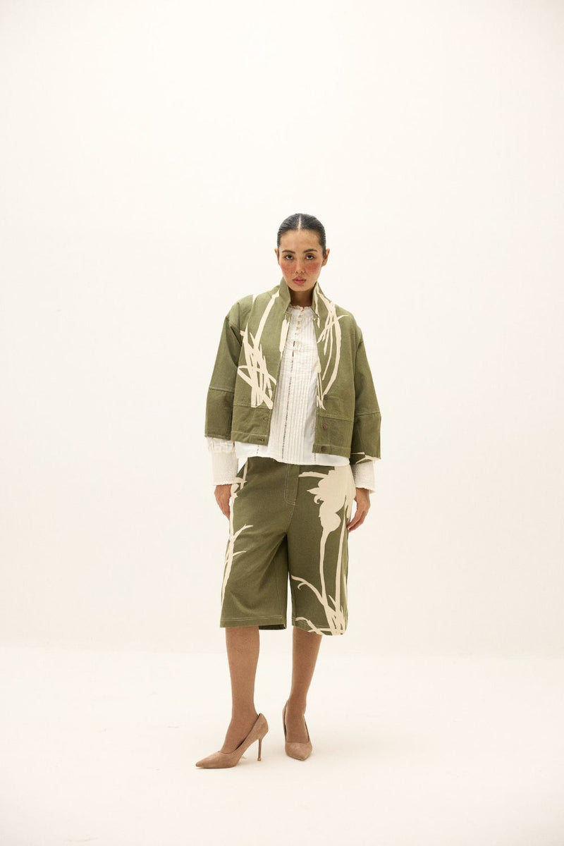 Fennel Jacket mul by Khara Kapas in multi for women in Singapore