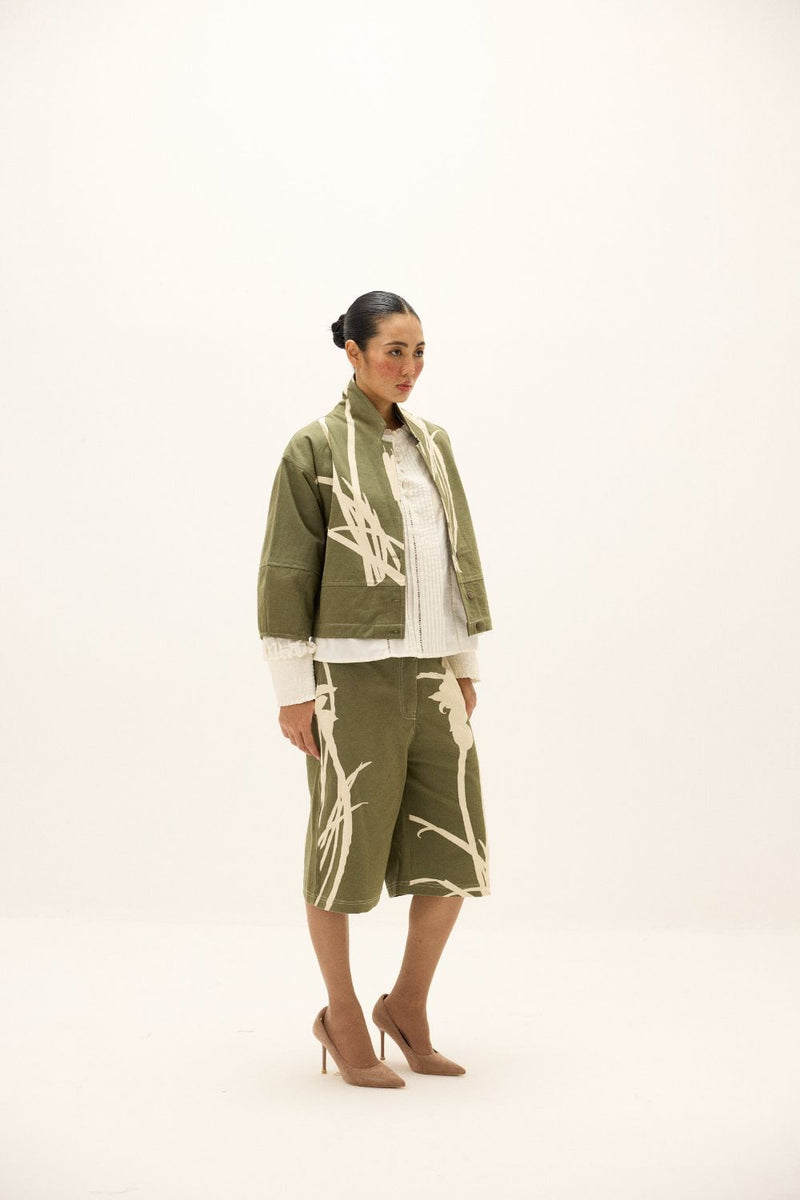 Fennel Jacket mul by Khara Kapas in multi for women in Singapore
