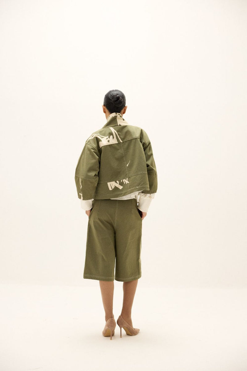 Fennel Culottes mul by Khara Kapas in multi for women in Singapore