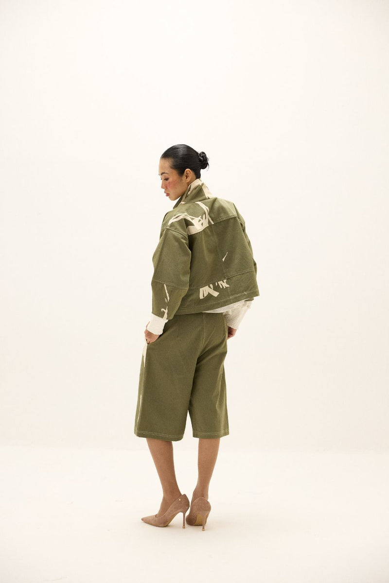 Fennel Culottes mul by Khara Kapas in multi for women in Singapore