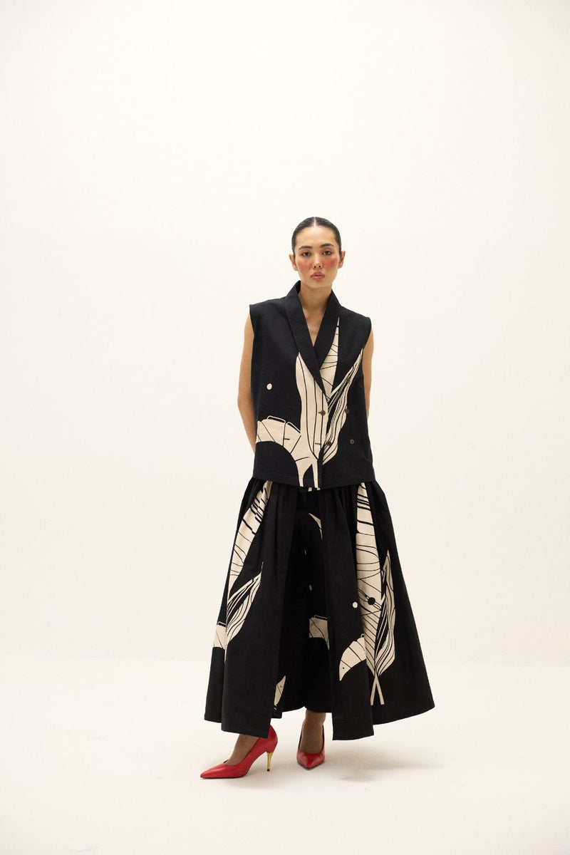 Palmsway Co ord Set mul by Khara Kapas in multi for women in Singapore