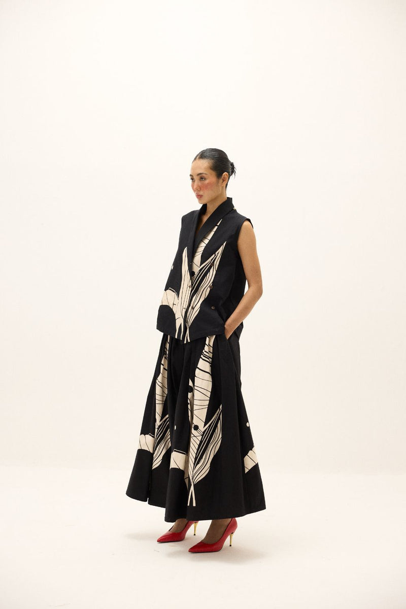 Palmsway Co ord Set mul by Khara Kapas in multi for women in Singapore