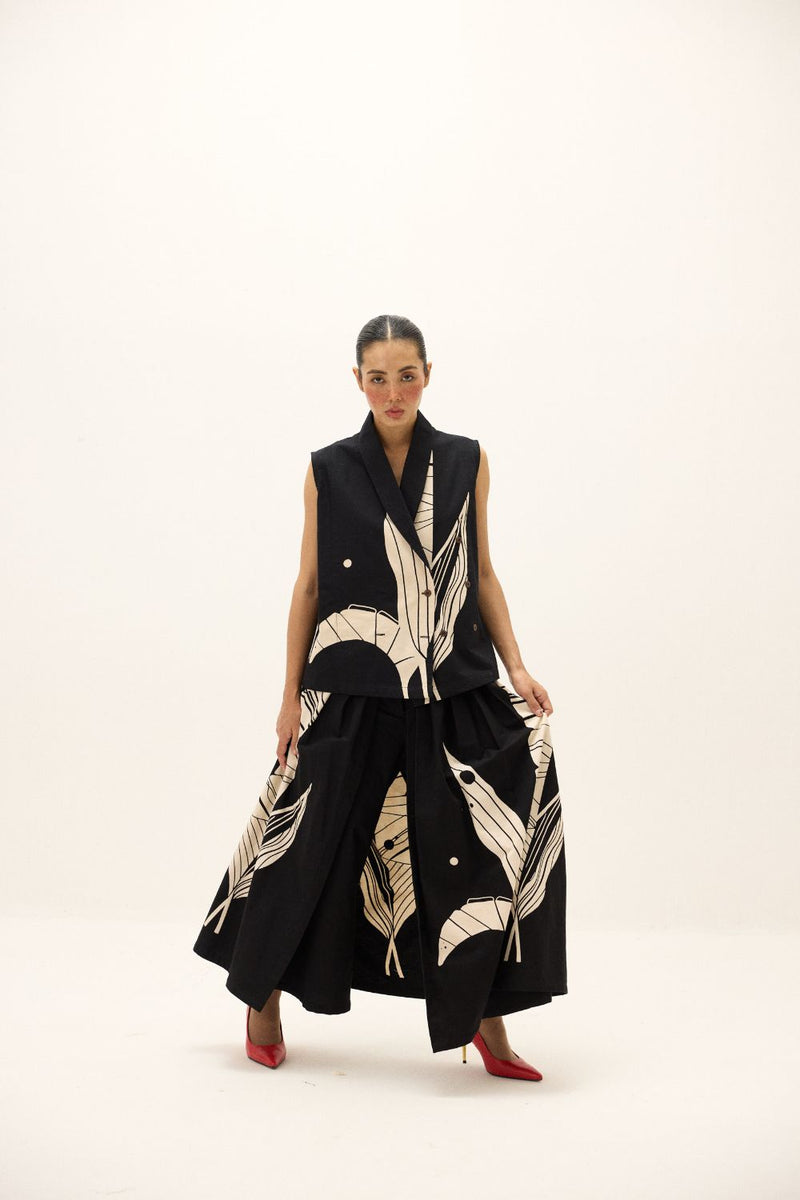 Palmsway Co ord Set mul by Khara Kapas in multi for women in Singapore