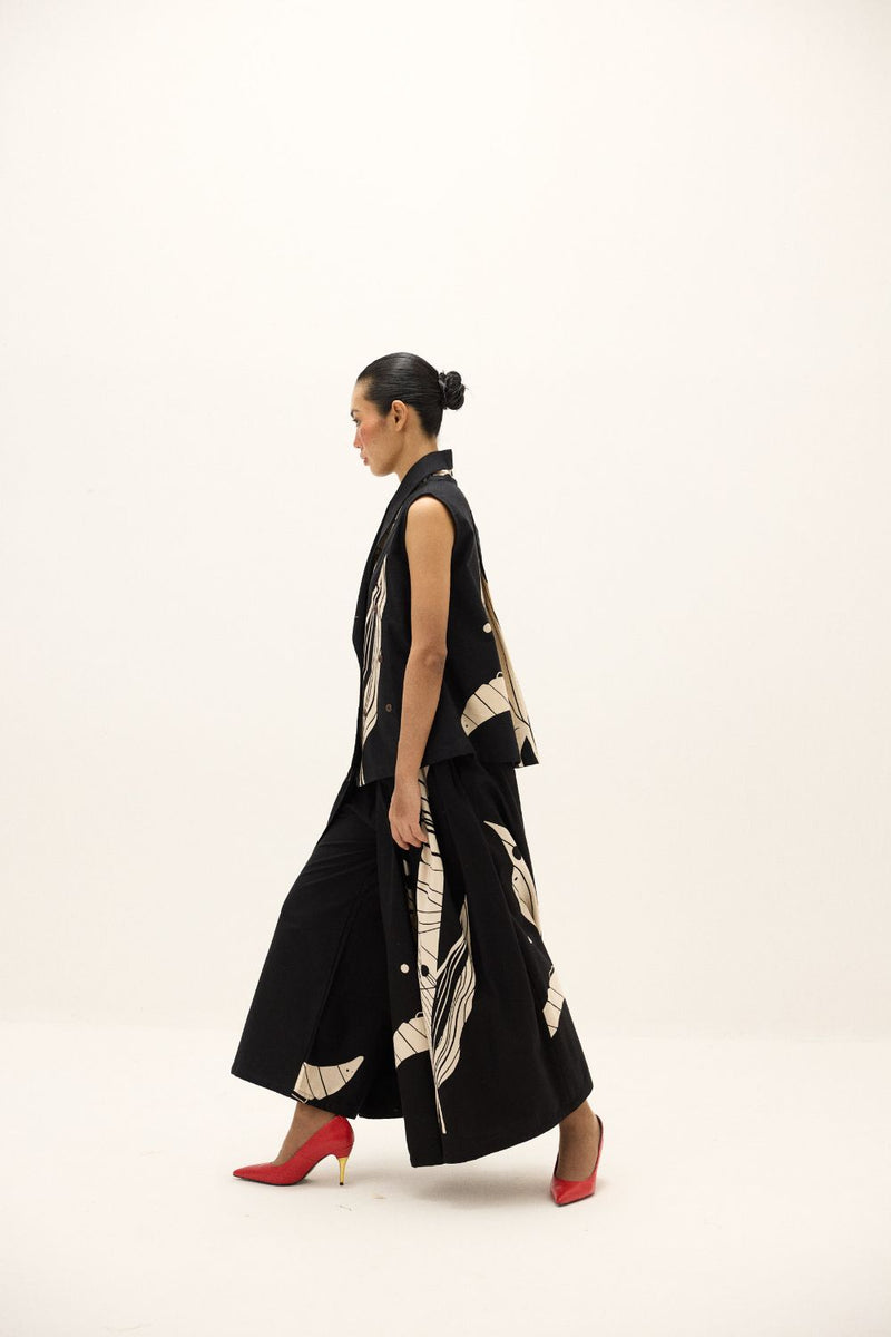 Palmsway Pants mul by Khara Kapas in multi for women in Singapore