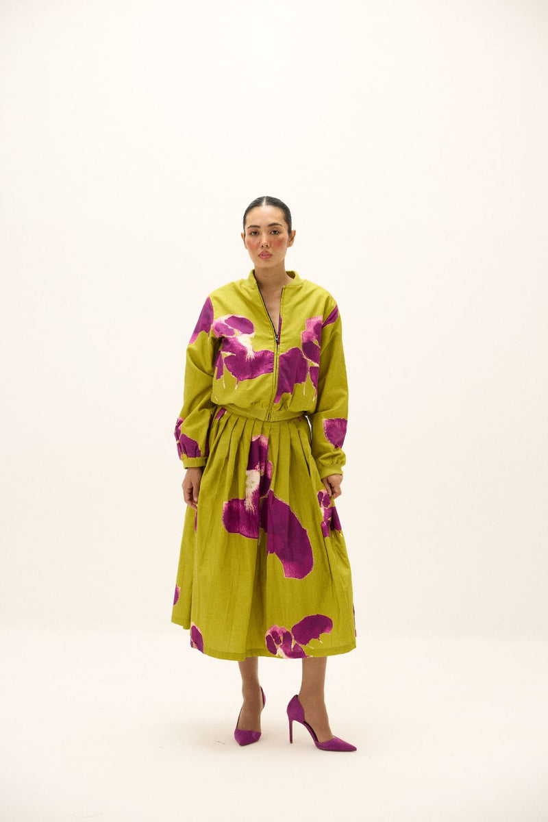 Ladybloom Bomber Jacket mul by Khara Kapas in multi for women in Singapore