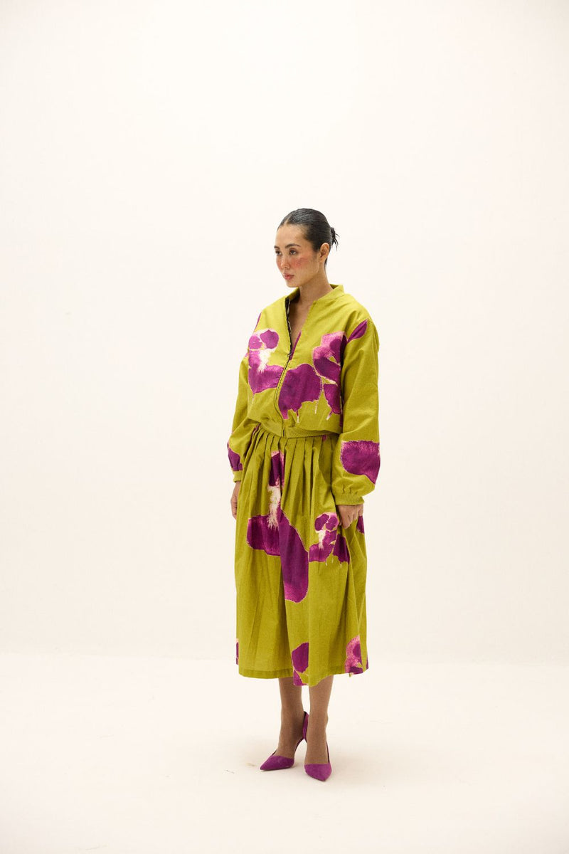 Ladybloom Skirt mul by Khara Kapas in multi for women in Singapore