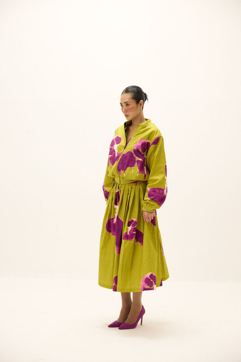 Ladybloom Skirt mul by Khara Kapas in multi for women in Singapore