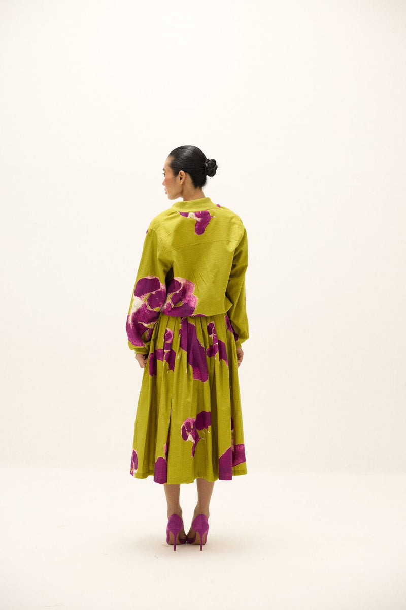 Ladybloom Skirt mul by Khara Kapas in multi for women in Singapore