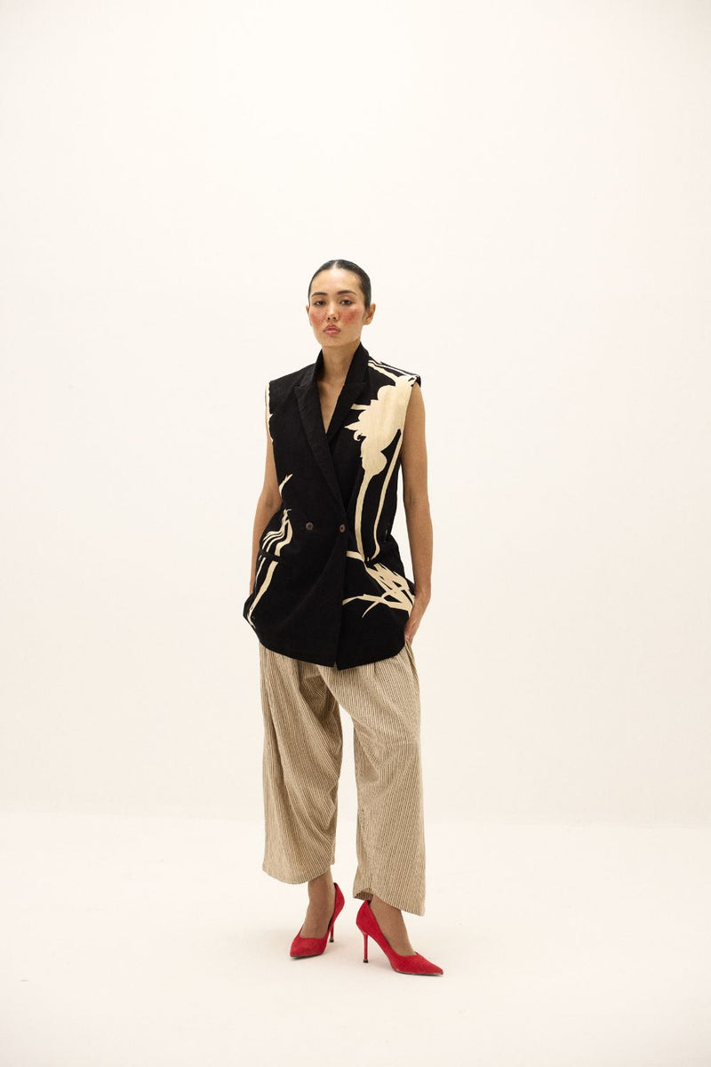 Haze Blazer mul by Khara Kapas in multi for women in Singapore