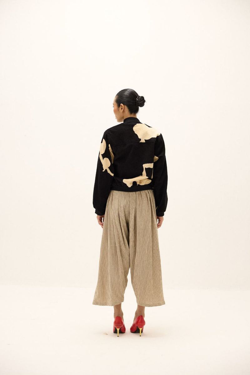 Shade Bomber Jacket mul by Khara Kapas in multi for women in Singapore