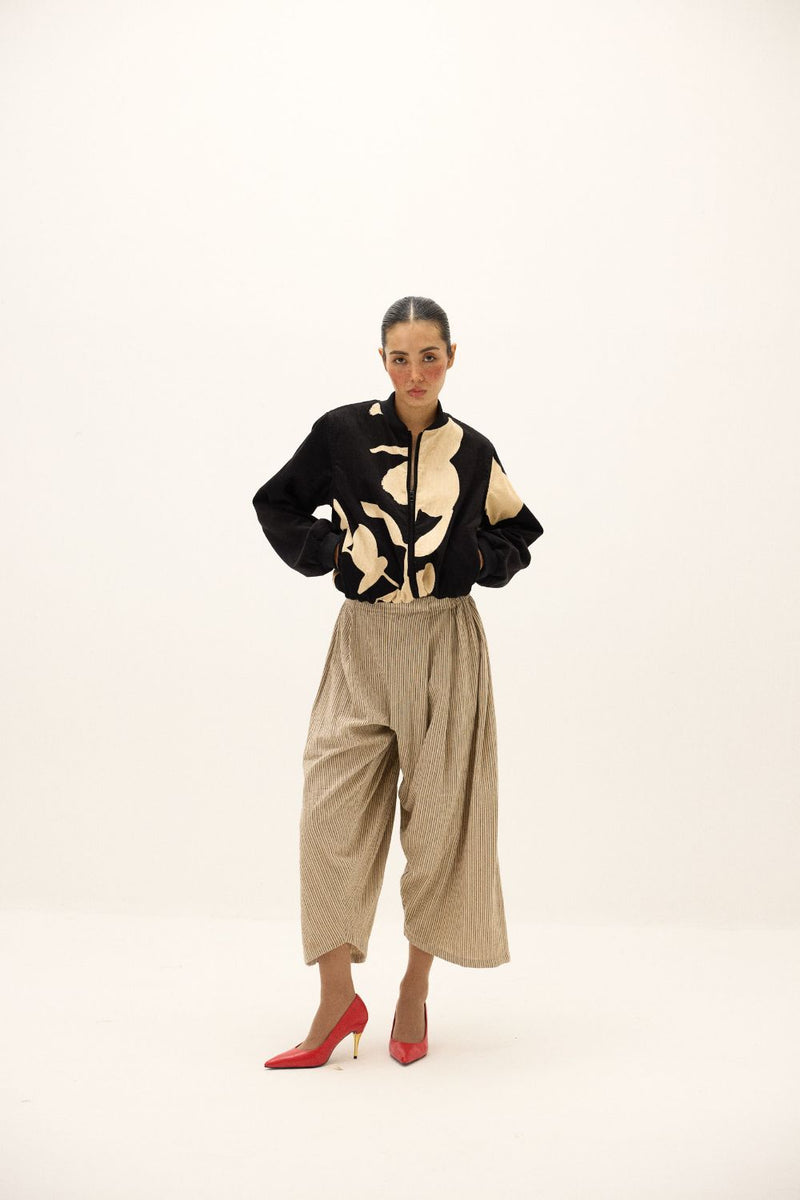 Shade Bomber Jacket mul by Khara Kapas in multi for women in Singapore