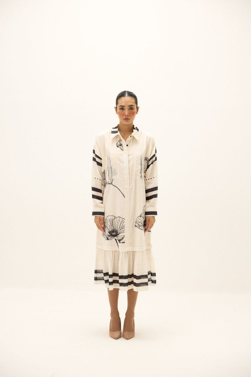 Frostline Dress mul by Khara Kapas in multi for women in Singapore