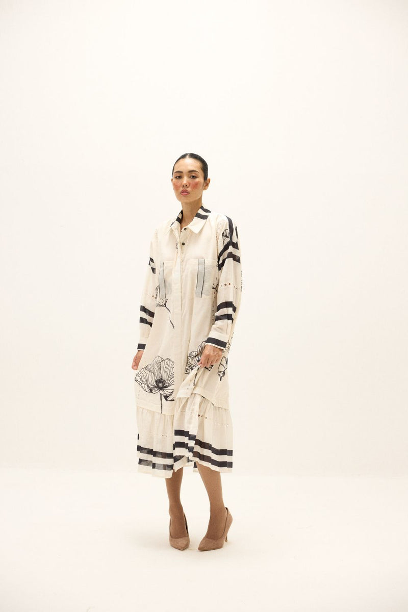 Frostline Dress mul by Khara Kapas in multi for women in Singapore