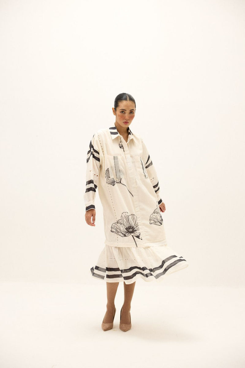 Frostline Dress mul by Khara Kapas in multi for women in Singapore