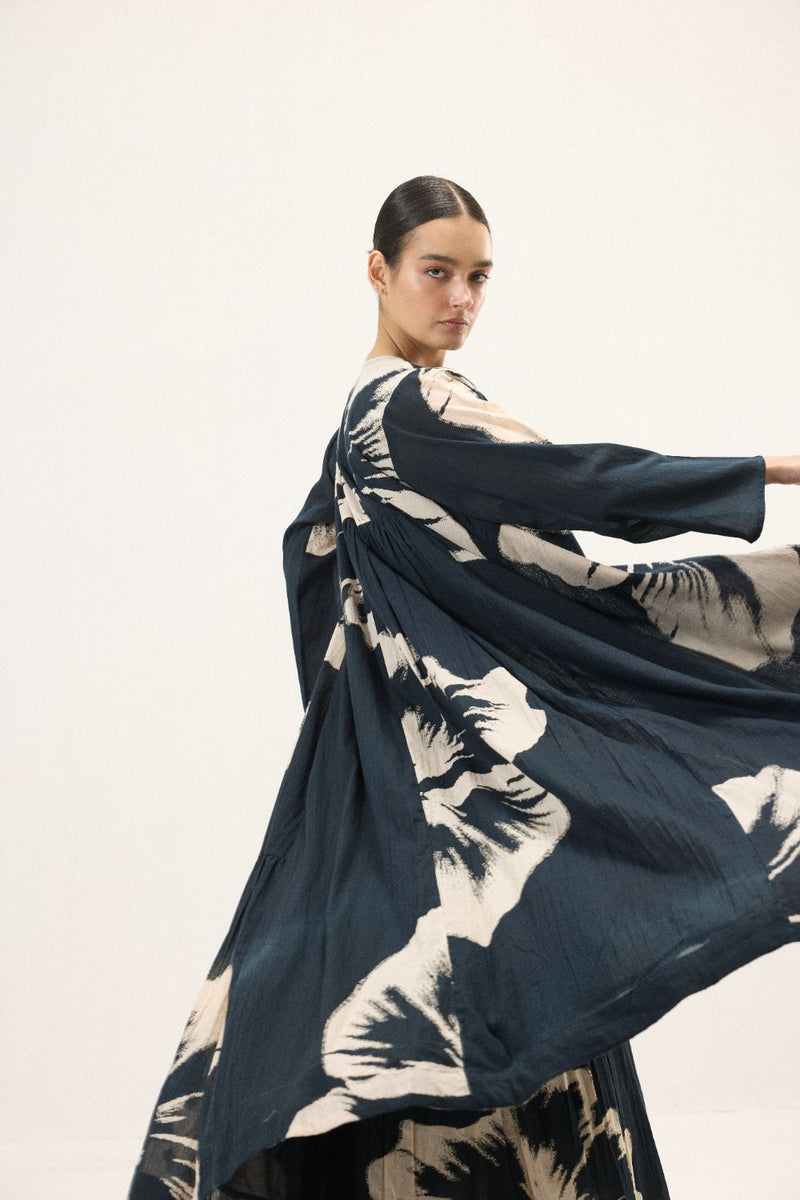 Thalia set mulmul by Khara Kapas in blue for women in Singapore