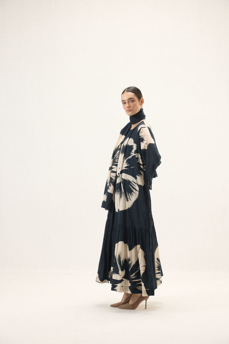 Thalia set mulmul by Khara Kapas in blue for women in Singapore