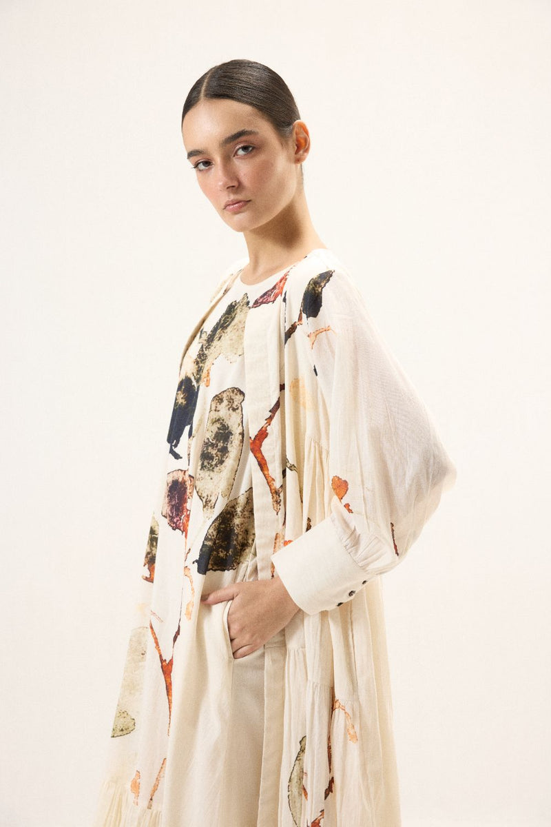 Clara set mulmul by Khara Kapas in white for women in Singapore