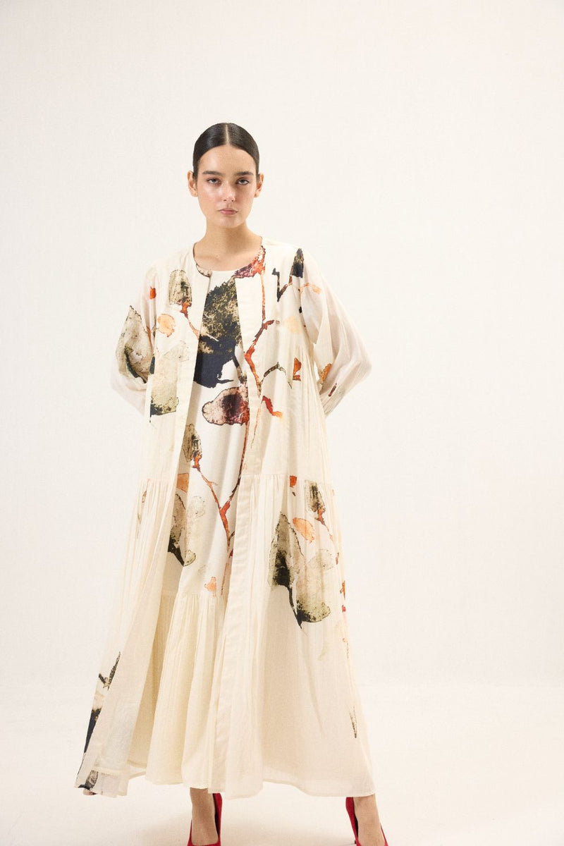 Clara set mulmul by Khara Kapas in white for women in Singapore