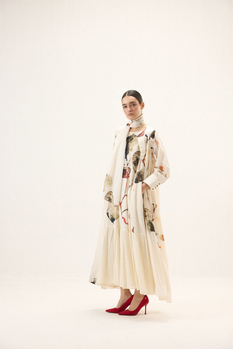 Clara set mulmul by Khara Kapas in white for women in Singapore