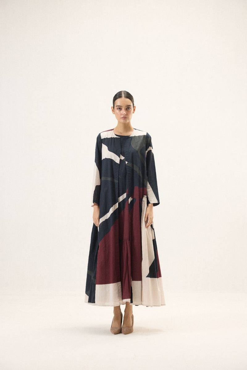 Ebonel set mulmul by Khara Kapas in multi for women in Singapore