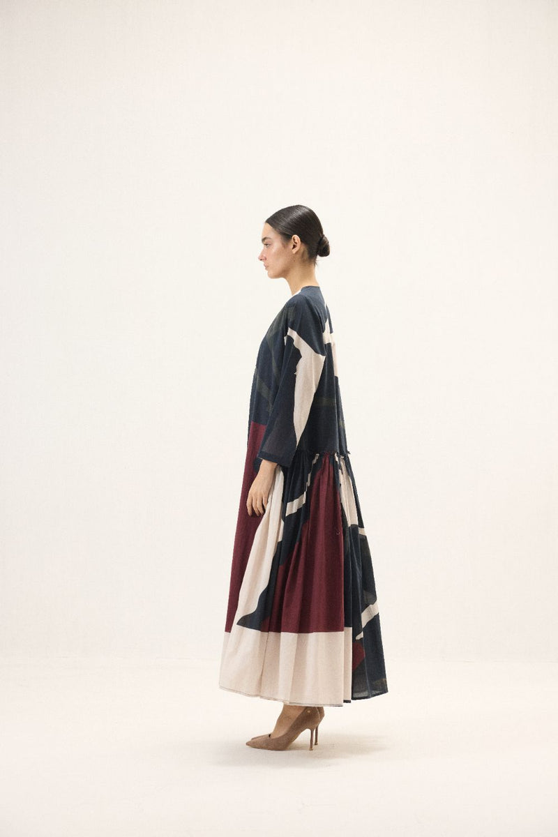 Ebonel set mulmul by Khara Kapas in multi for women in Singapore