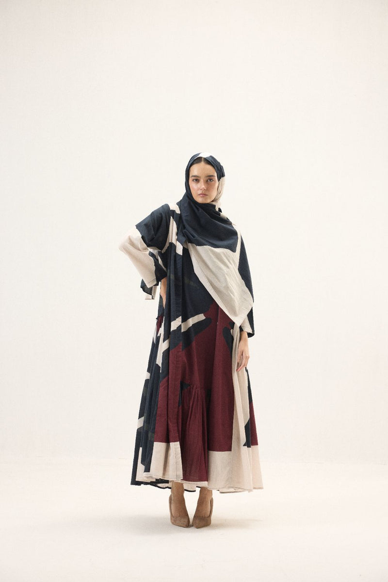Ebonel set mulmul by Khara Kapas in multi for women in Singapore