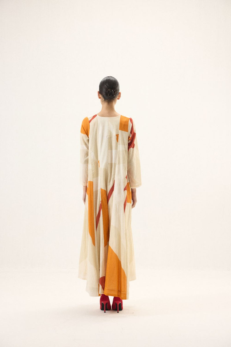 Oriel Jumpsuit set mulmul by Khara Kapas in ivory for women in Singapore
