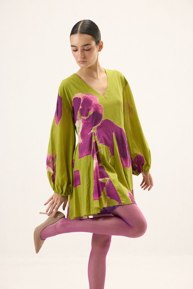 Zest Dress mulmul by Khara Kapas for women in Singapore