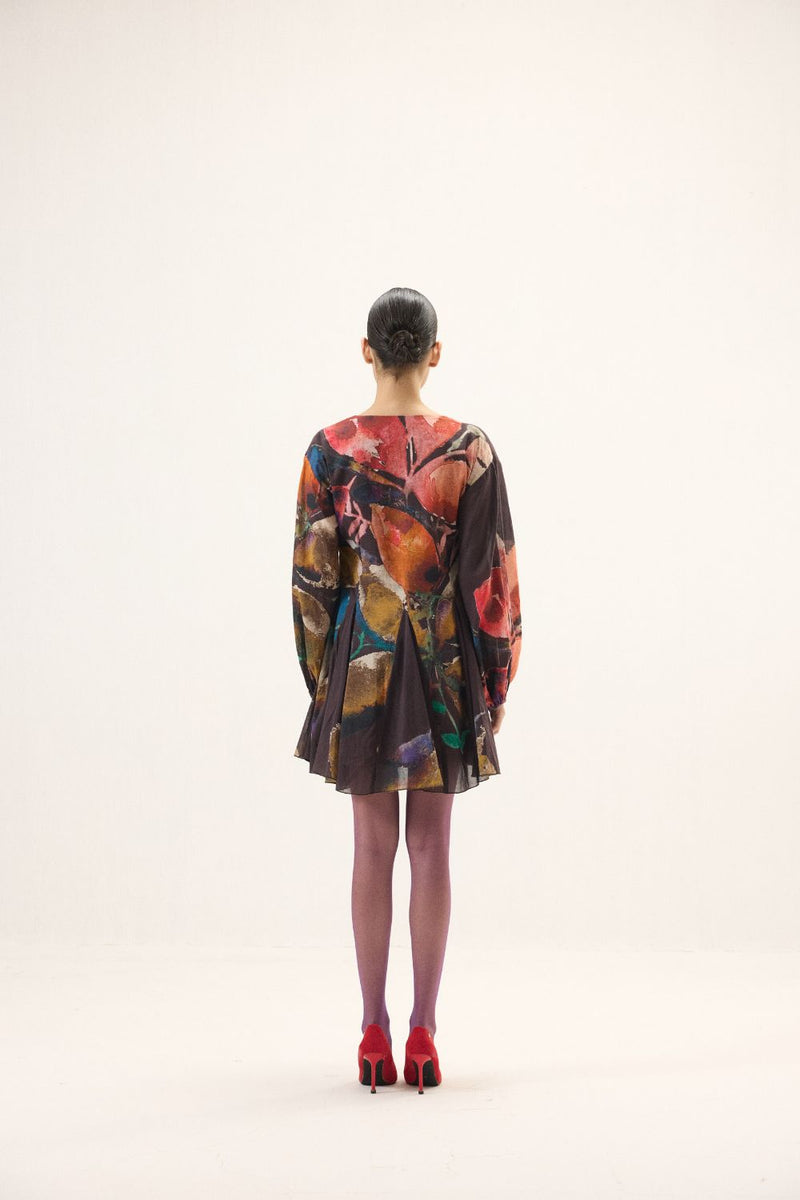 Kaleido Dress mulmul by Khara Kapas in multi for women in Singapore