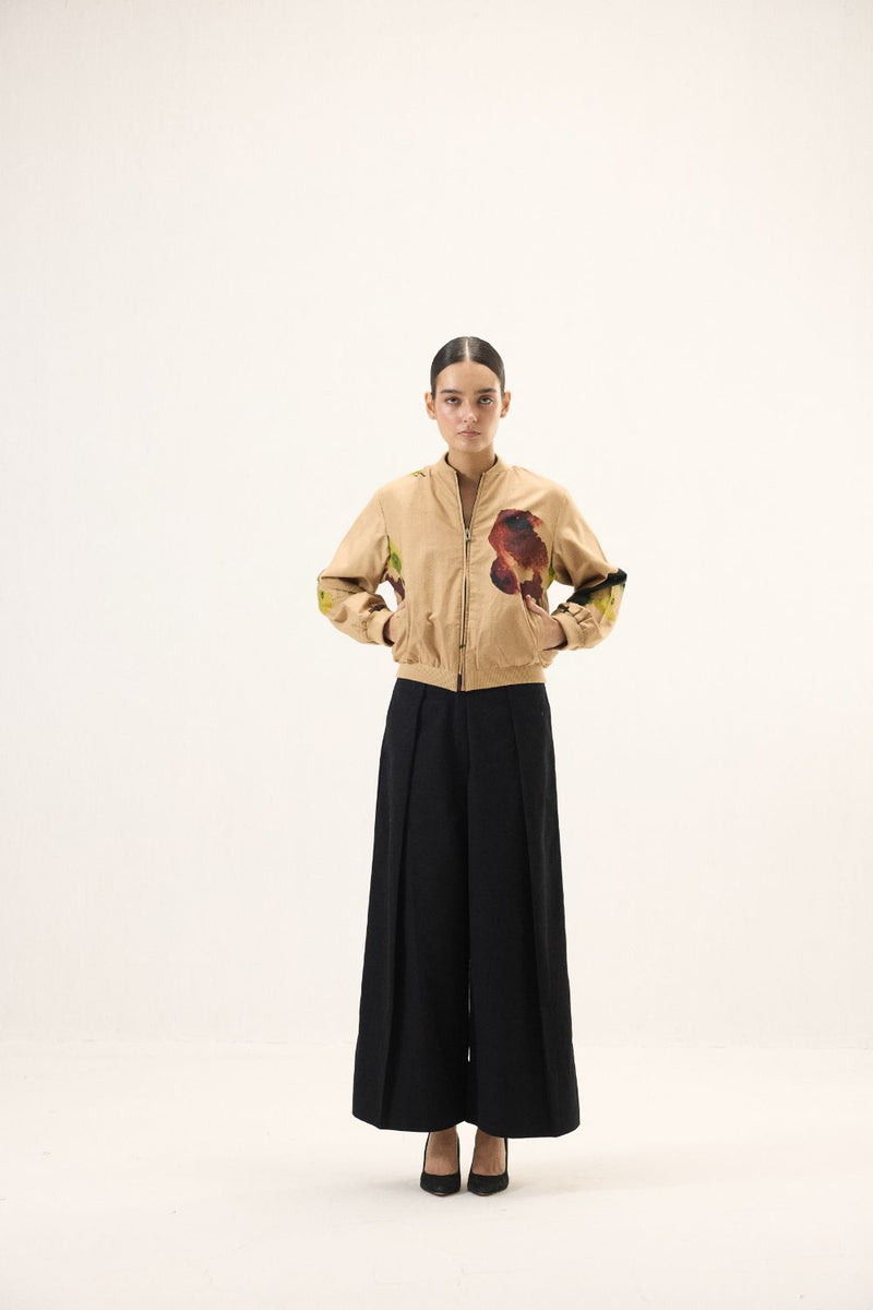 Sunstone Bomber Jacket mulmul by Khara Kapas for women in Singapore