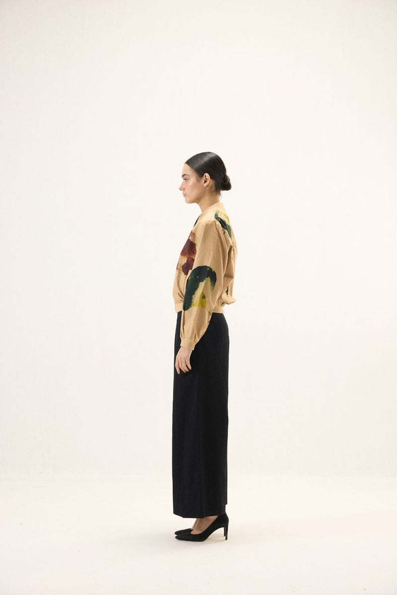Sunstone Bomber Jacket mulmul by Khara Kapas for women in Singapore