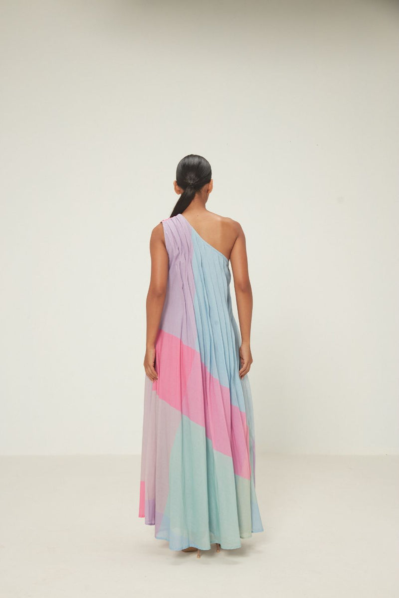 Dhara Dress mul by Khara Kapas in multi for women in Singapore