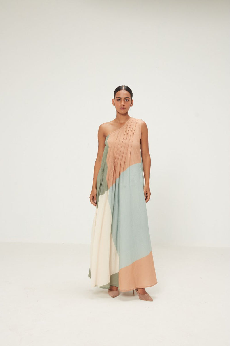 Terrain Dress mul by Khara Kapas in multi for women in Singapore