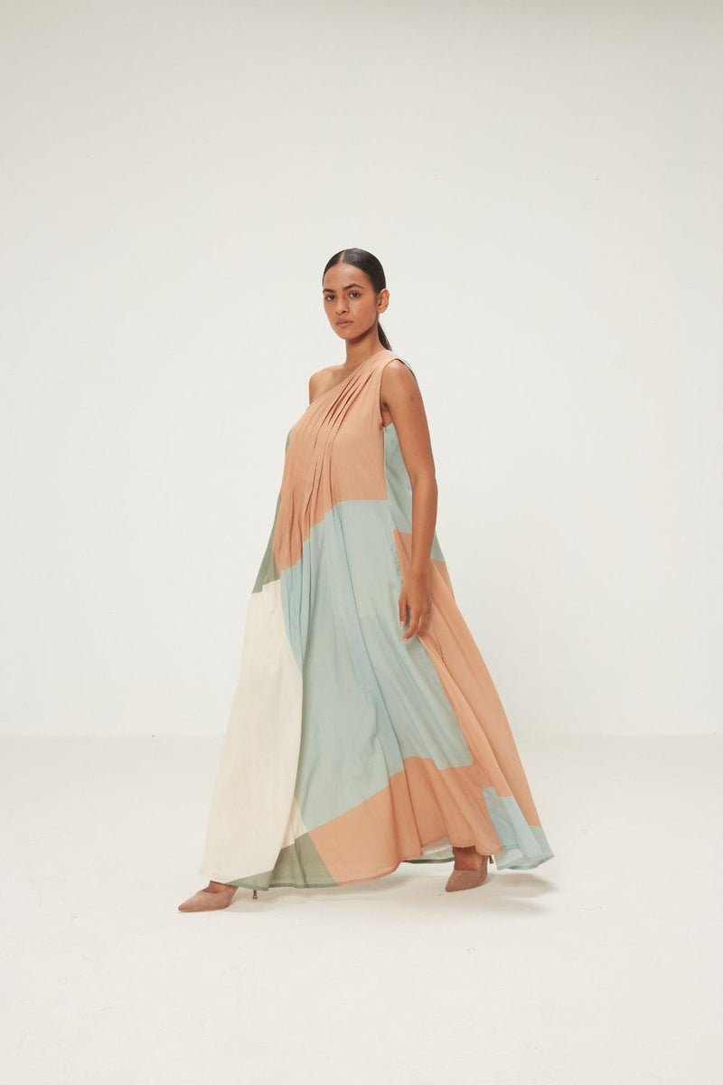 Terrain Dress mul by Khara Kapas in multi for women in Singapore