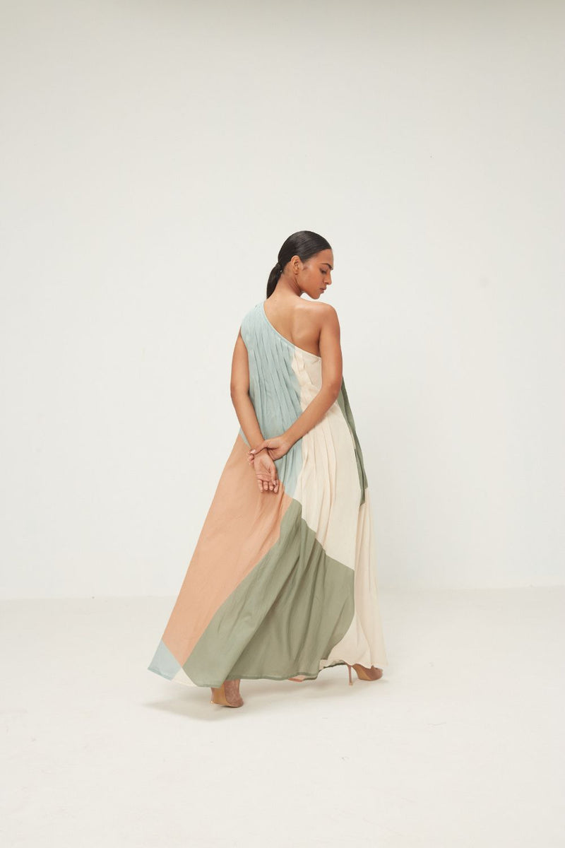 Terrain Dress mul by Khara Kapas in multi for women in Singapore